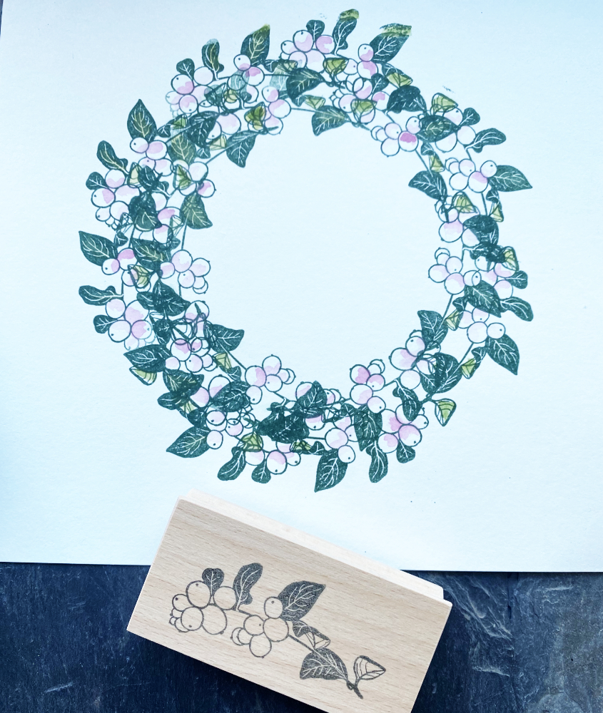 Stempel-Schneebeere-Kranz-2
